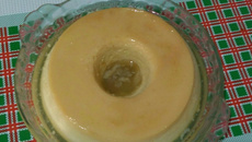 Pudim de leite condensado e laranja
