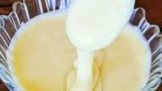 Leite condensado caseiro