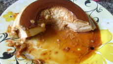 Pudim de leite condensado com creme de leite