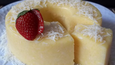 Pudim de canjiquinha (milho triturado)