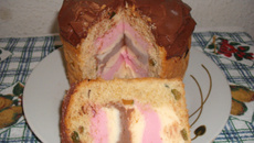 Panetone com Sorvete