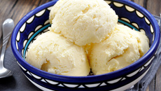 Sorvete caseiro rápido