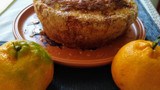 Bolo de mexerica ponkan