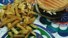 Hambúrguer de feijão