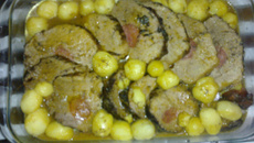 Lagarto ao molho balsâmico