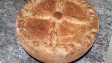 Torta de frango com massa podre