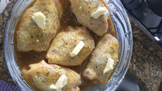 Frango ao mel e mostarda