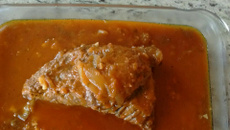 Maminha assada ao molho