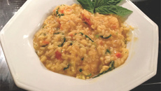 Risoto de camarão de Rivaldo Povoa