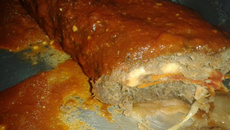Rocambole de carne moída
