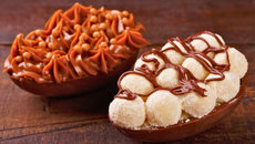 Ovo de Páscoa de colher com sabores diversos, escolha seu favorito
