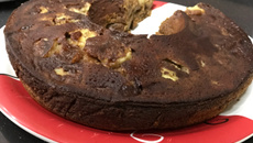 Bolo integral de banana da Cecília