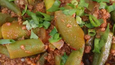 Carne moída com quiabo inesquecível