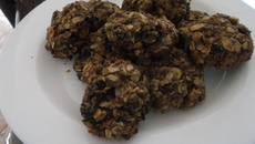 Biscoito de aveia e coco sem farinha de trigo