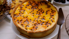 Torta de maracujá com Nutella