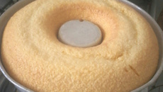 Bolo de fubá simples