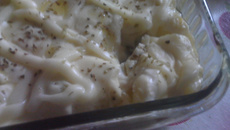 Batata ao creme branco