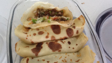 Panqueca com toque mexicano