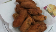 Frango frito crocante e sequinho