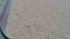 Cuscuz branco cremoso