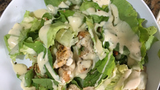 Salada imitando caesar