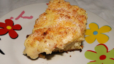 Torta de banana farofada