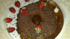 Pudim de brigadeiro
