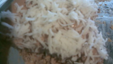 Torta espuma de chocolate com coco