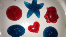 Bala de gelatina simples da Lidi