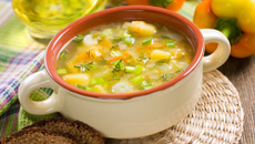 Sopa cremosa de legumes