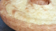 Bolo de mandioca cozida