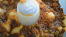 Torta rápida de sardinha no micro-ondas