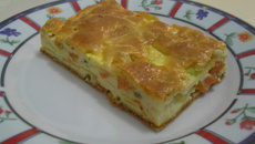 Torta de abobrinha saborosa