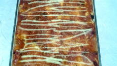 Lasanha de batatas com creme de leite