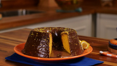 Bolo vulcão de cenoura 