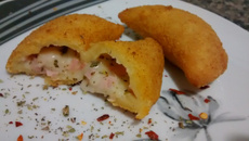 Risoles de presunto e queijo