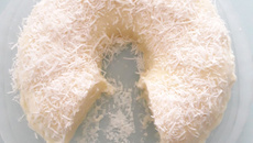 Pudim de maria mole de coco da Jussara