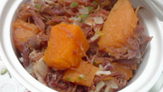 Abóbora com carne seca