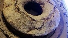 Bolo de maçã com aveia