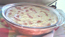 Torta de frango massa leve