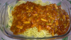 Espaguete á moda do Chef