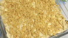 Bolo de atum com pão de forma