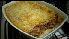 Escondidinho de Carne seca com Purê de Batatas