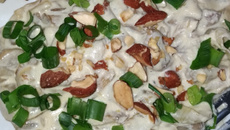 Molho branco de cogumelos