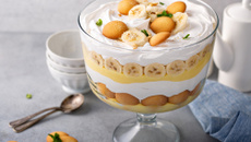 Sobremesa rápida de banana