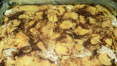 Torta preguiçosa de banana
