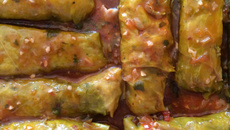 Charutinho de couve delicioso