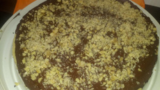 Bolo de pão de ló para aniversário