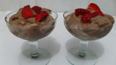 Sobremesa de chocolate