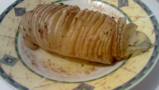 Batata assada no forno